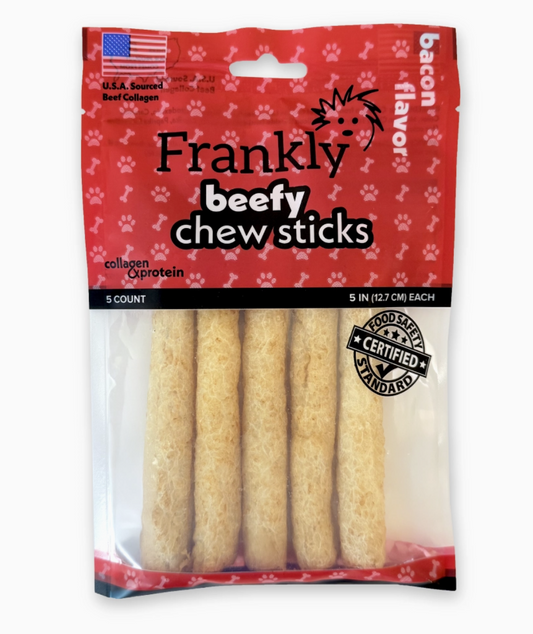 Beefy Chew Sticks - 5ct Bacon Flavor